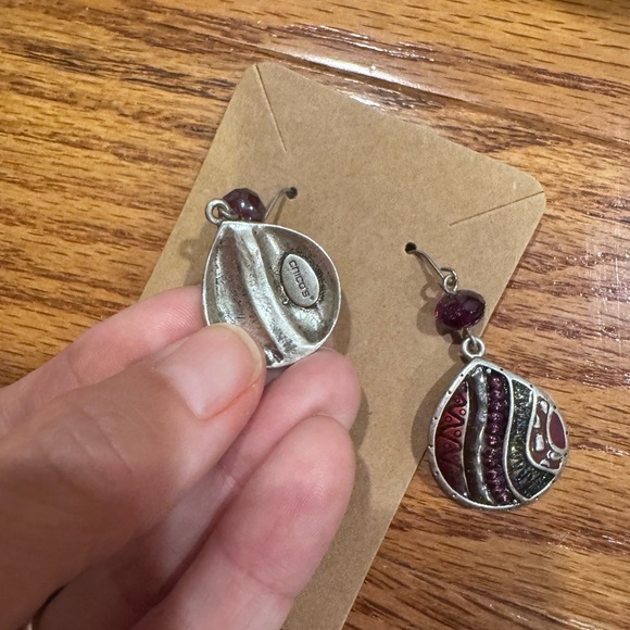 Chico’s Multicolor Dangle Earrings - Picture 3 of 3